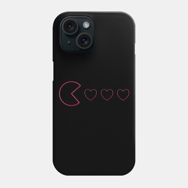 gamers happy valentines day hearts Phone Case by ZenCloak