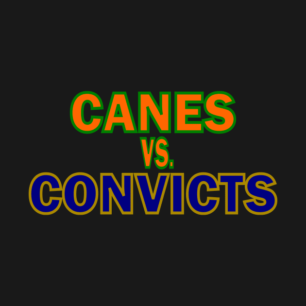 Canes vs. Convicts by Retro Sports