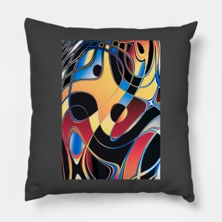 Abstract Shape Art Pillow