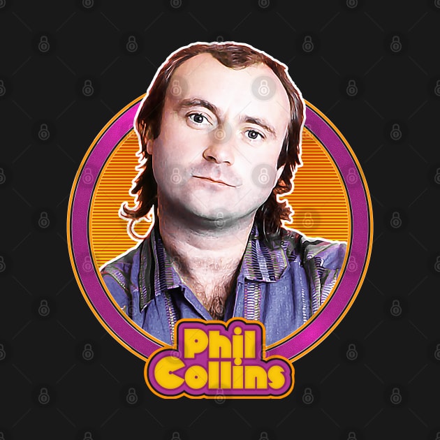 Phil Collins // Retro 80s Fan Design by DankFutura