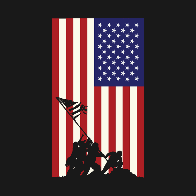 Iwo Jima - Full Shirt by Shapetrix