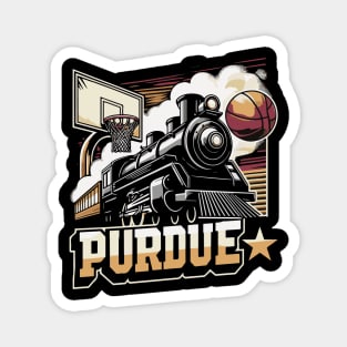 PURDUE Basketball Tribute - Basketball Purdure University Design Purdue Tribute - Basket Ball  Player Magnet