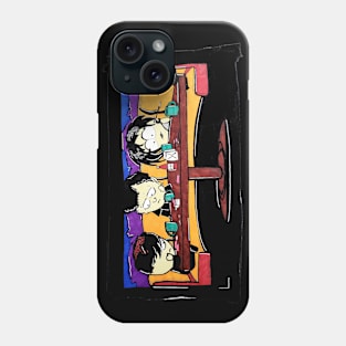 Goth Kids at a Diner Phone Case