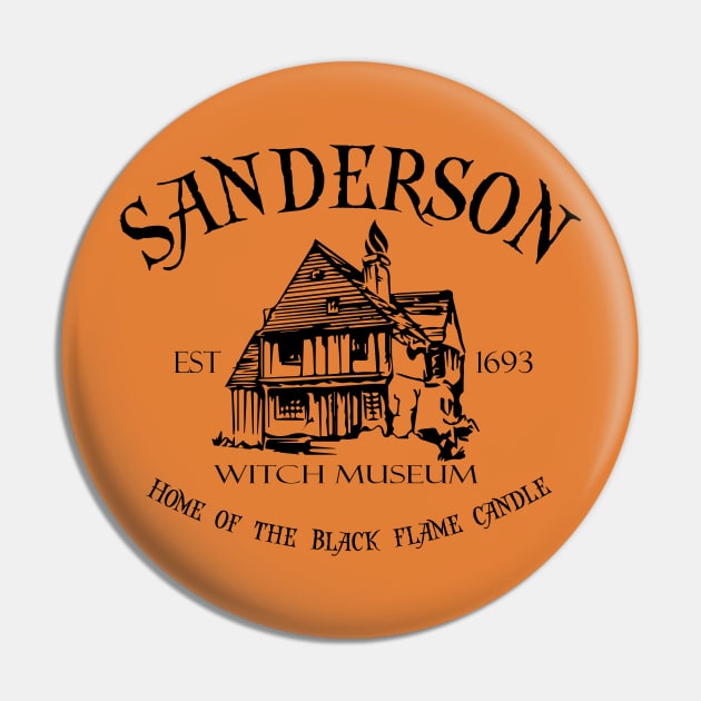 World Famous Sanderson Witch Museum Pin by Skycrane