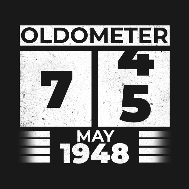 Oldometer 75 Years Old Born In May 1948 by RomanDanielsArt