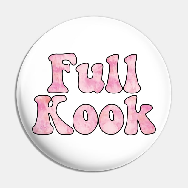 Tie Dye Pink Full Kook Pin by cartershart