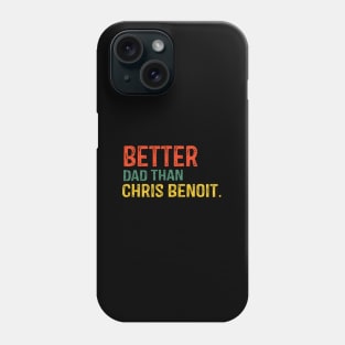 Chris Benoit  Crippler Crossface Phone Case