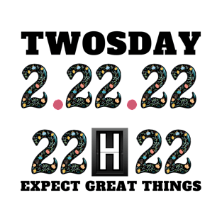 twosday tuesday february 22nd 2022 T-Shirt