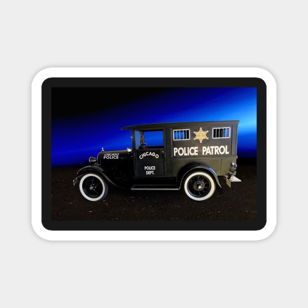 Chicago Patrol 1930 Magnet by Burtney