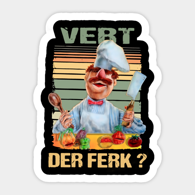 vert der ferk Cooking fruit and vegetable - Vert Der Ferk - Sticker