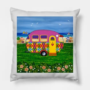 Caravan Holiday Mary-Jane Pillow