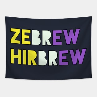 Zebrew/Hirbrew Tapestry