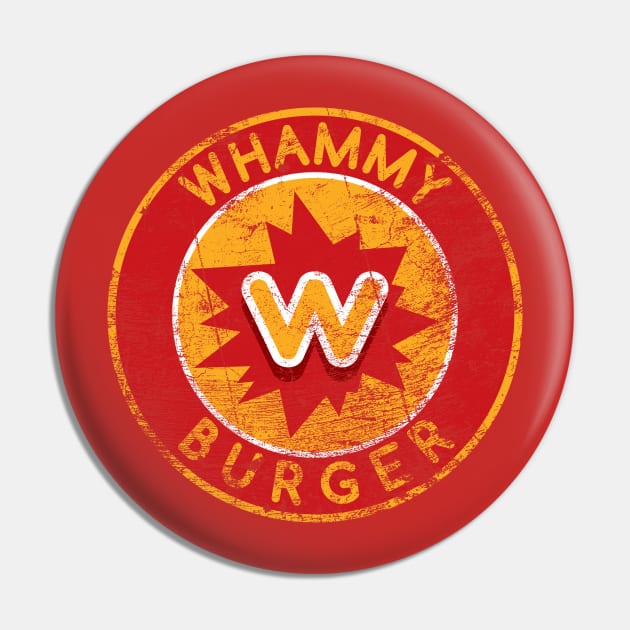 Whammy Burger Vintage Pin by Gimmickbydesign