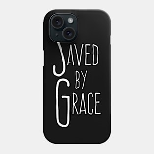 Saved by Grace Christian Scripture Phone Case