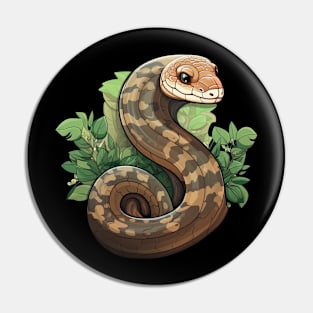 Serpentine Embrace Pin