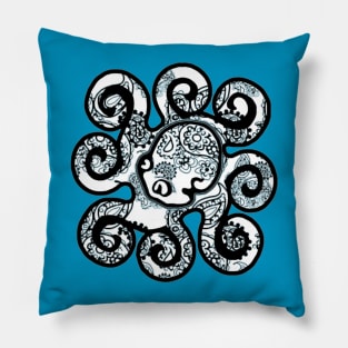 Octopus - Tentacles paisley Pillow