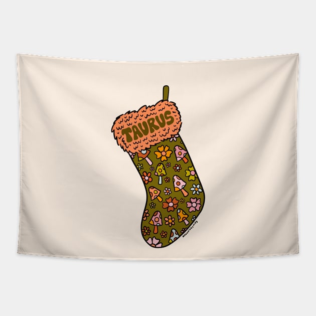 Taurus Stocking Tapestry by Doodle by Meg