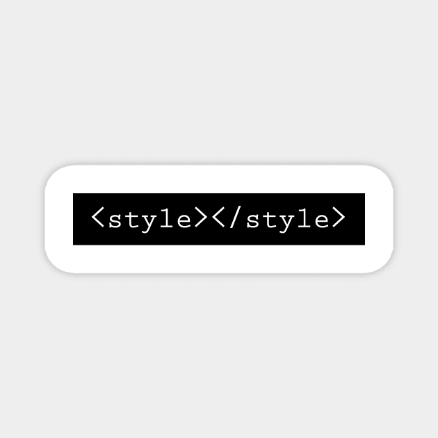 GeekChic - CSS Stylesheet Magnet by iconymous