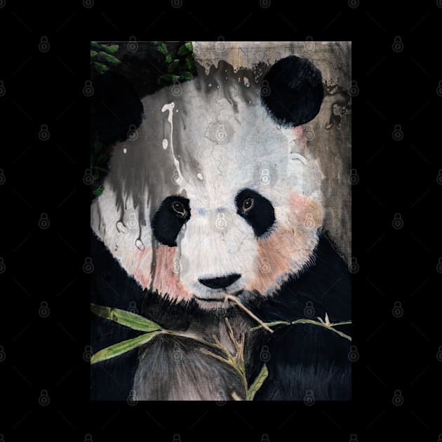 Panda Bear by teenamarie23art