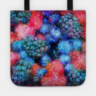 Fresh Berries All Over Impressionist Painting Tote