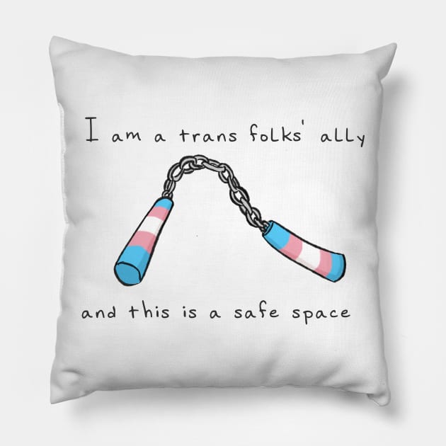 Trans folks' Ally Pillow by XanaNouille