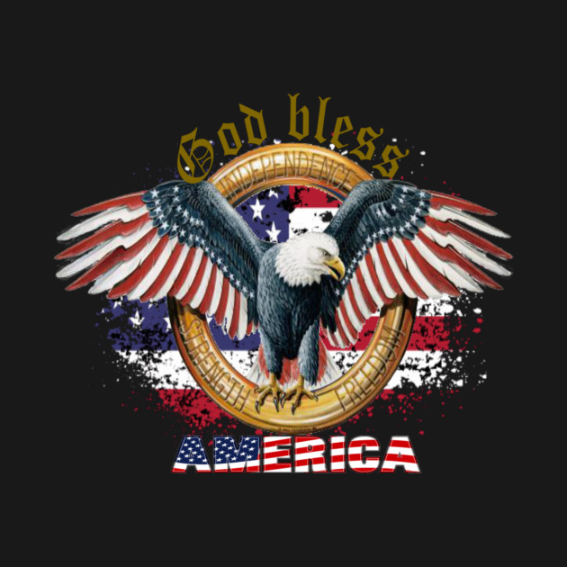 Disover God bless America - God Bless America - T-Shirt