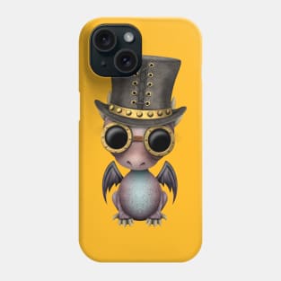 Steampunk Purple Dragon Baby Phone Case