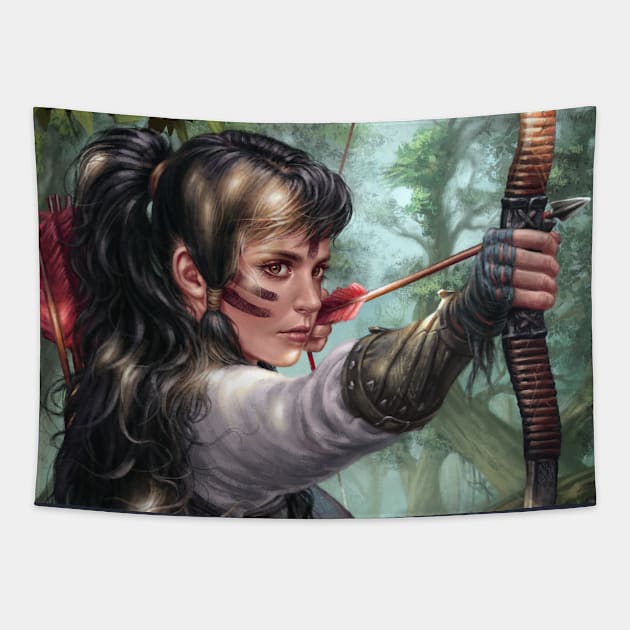 Ripley of Valor - Archery Tapestry by Chalky Nan