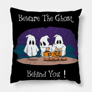 Trick Or Treating Halloween Ghosts Pillow