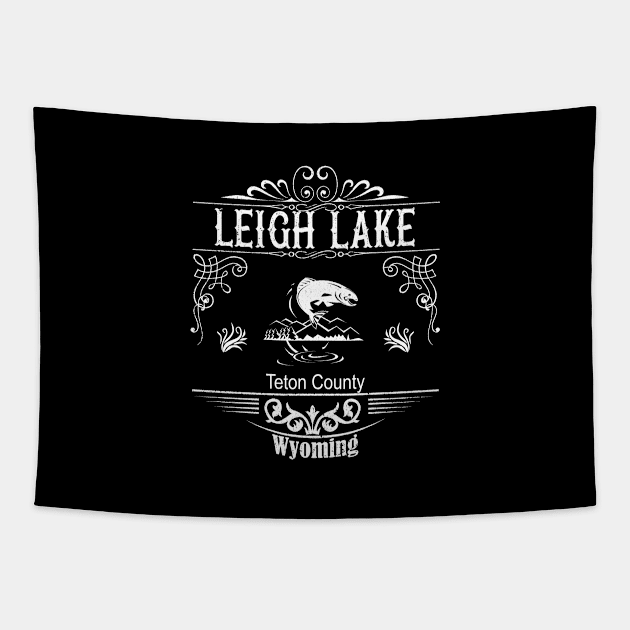 Leigh Lake Wyoming Tapestry by artsytee