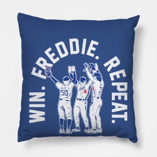 Mookie Betts James Outman & Kike Hernandez Win Freddie Repeat Pillow