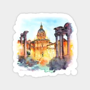 Roman Forum in Rome Magnet