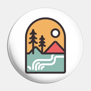 Creative Nature Badge Pin