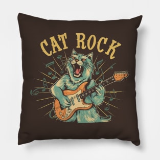 Rock n meow Pillow