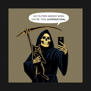 Grim Reaper selfie supernatural T-Shirt