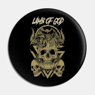 LAMB OF GOD BAND Pin