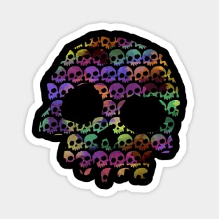 Rainbow Skullz Magnet