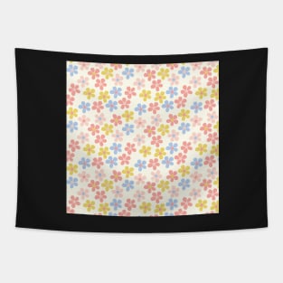 ALL OVER RETRO FLORALS Tapestry