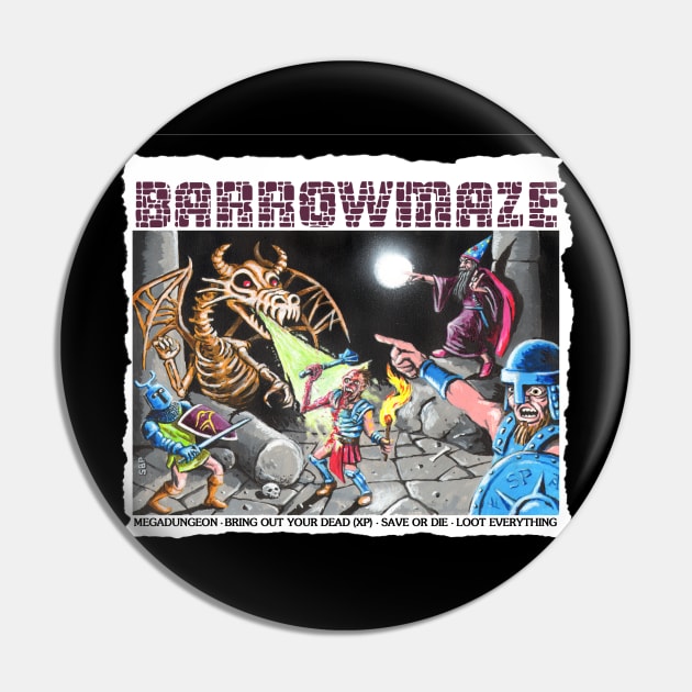 Barrowmaze II Pin by Owlbear Fur Company