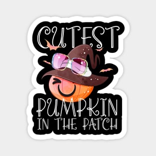 Cutest Pumpkin In The Patch Funny Halloween Thanksgiving Magnet