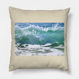 Ocean Water Sea Wave Crashing Pillow