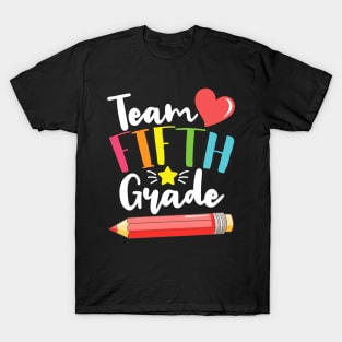 Team 5th Fifth Grade Tshirt Teacher Back To School Gift T-Shirt Team 5th Fifth Grade Tshirt Teacher Back To School Gift T-Shirt