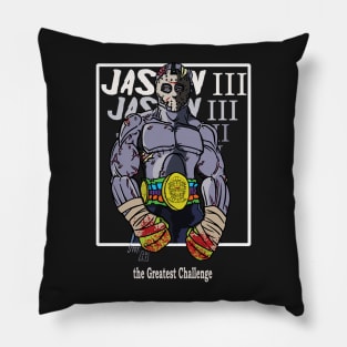 Jason in Rocky 3 Pillow