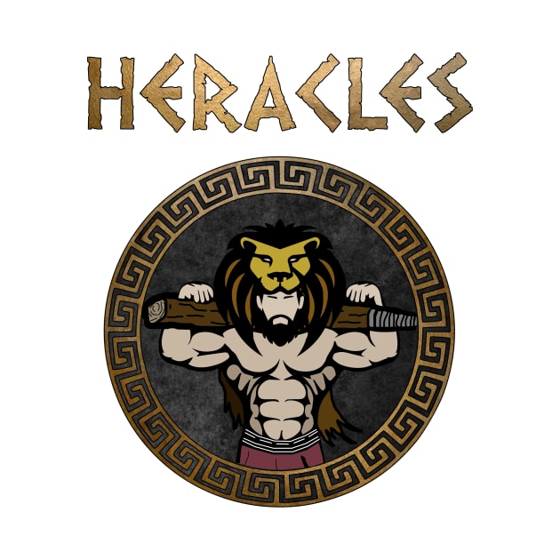 Heracles Ancient Greek God and Hero Son of Zeus by AgemaApparel