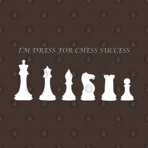 Chess Slogan - Dress for Chess 1 by The Black Panther