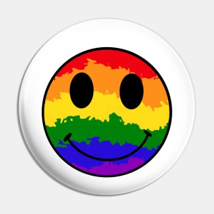 Rainbow Smile Pin