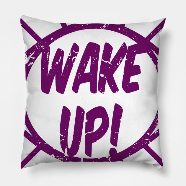 Wake Up Pillow by alinerocha