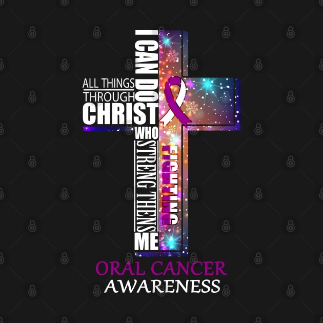 Oral Cancer Awaneress Support Oral Cancer Christmas Gifts by ThePassion99