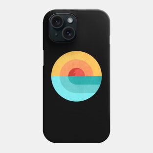 ocean sunset wave abstract Phone Case