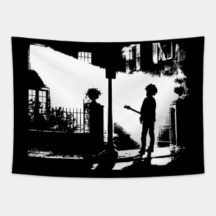 The Cureboy White Stencil Tapestry